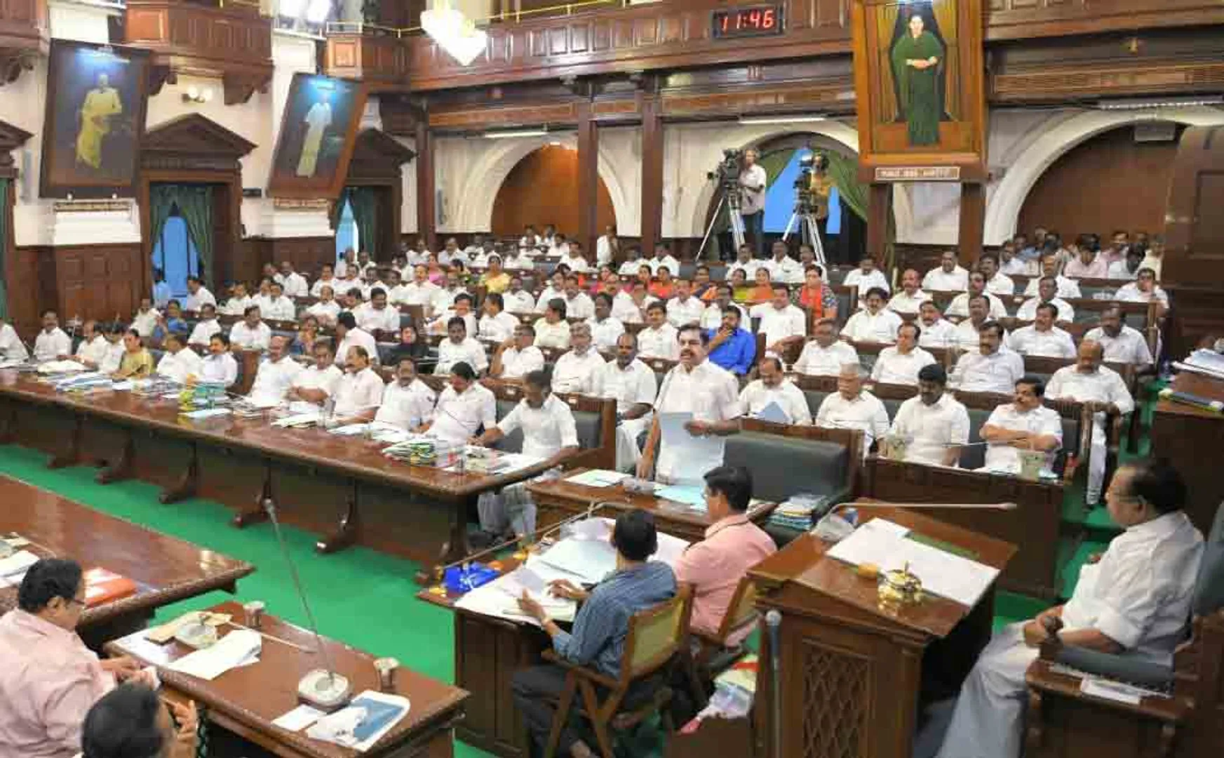 tn assembly session over speaker announced 